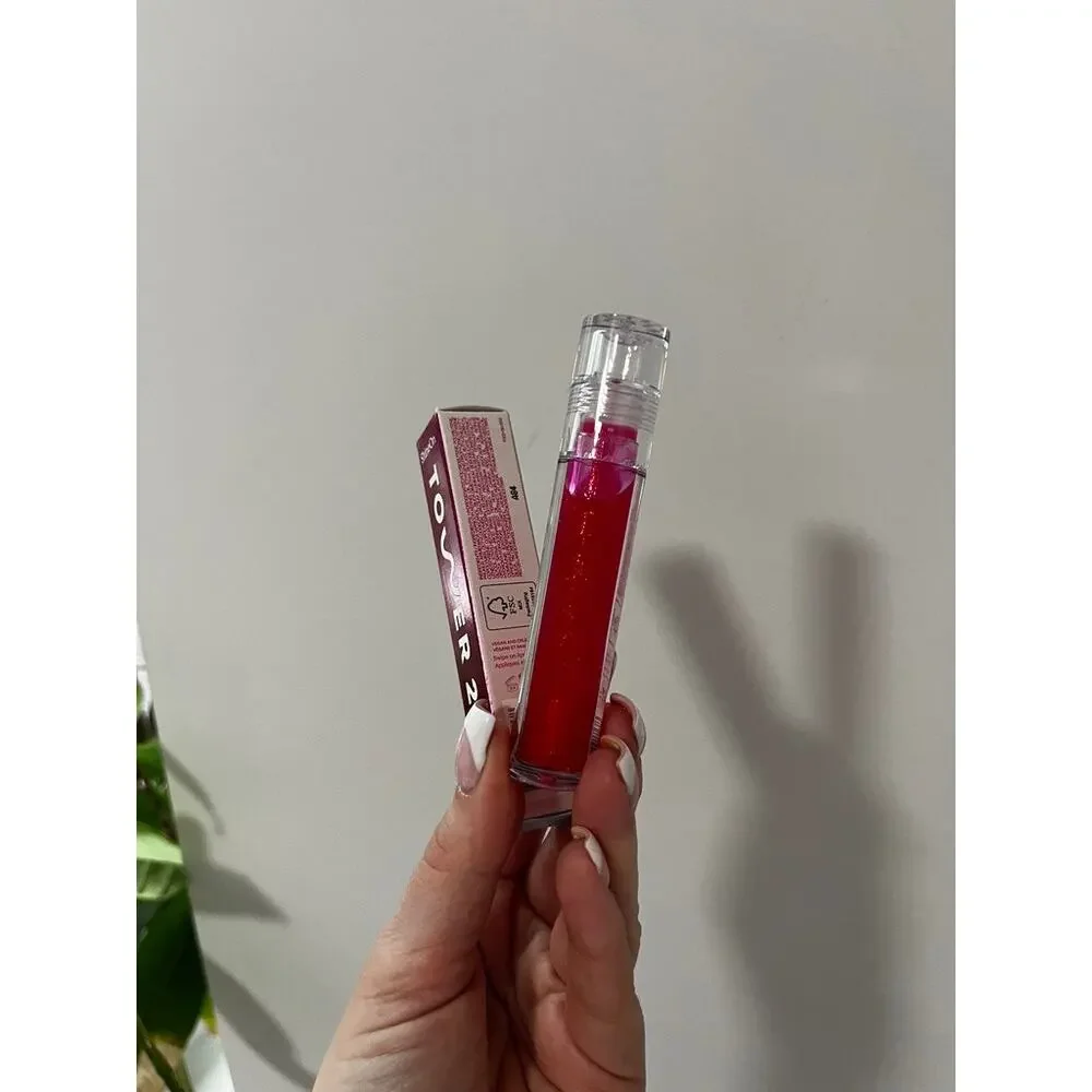 NEW Tower 28 Lip Oil Jelly in Iced Xoxo Red